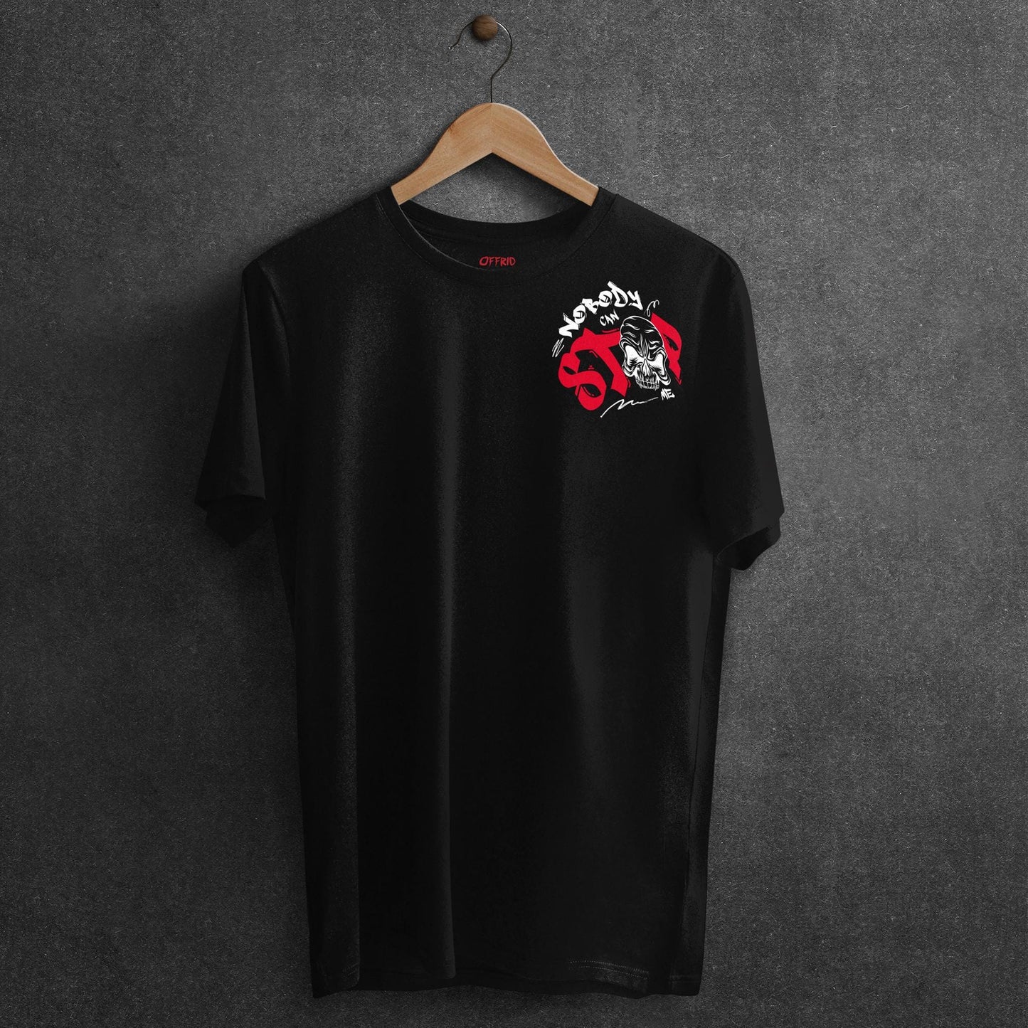 Nobody Can Stop Me – Offrid Regular Fit T-Shirt | Streetwear Graphic Tee | Unisex Bold Fash