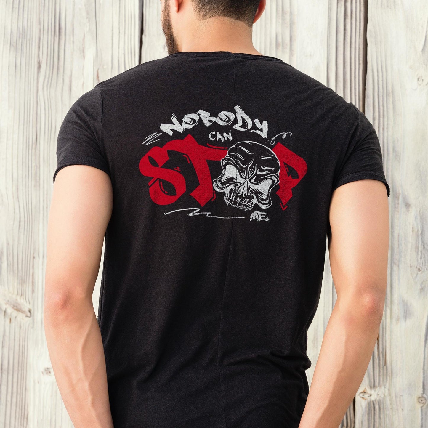Nobody Can Stop Me – Offrid Regular Fit T-Shirt | Streetwear Graphic Tee | Unisex Bold Fash