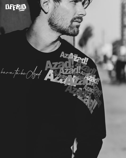 Born to be Azad - Oversized Tshirt – 14th August Special – Independence Day Pakistan – Patriotic Streetwear