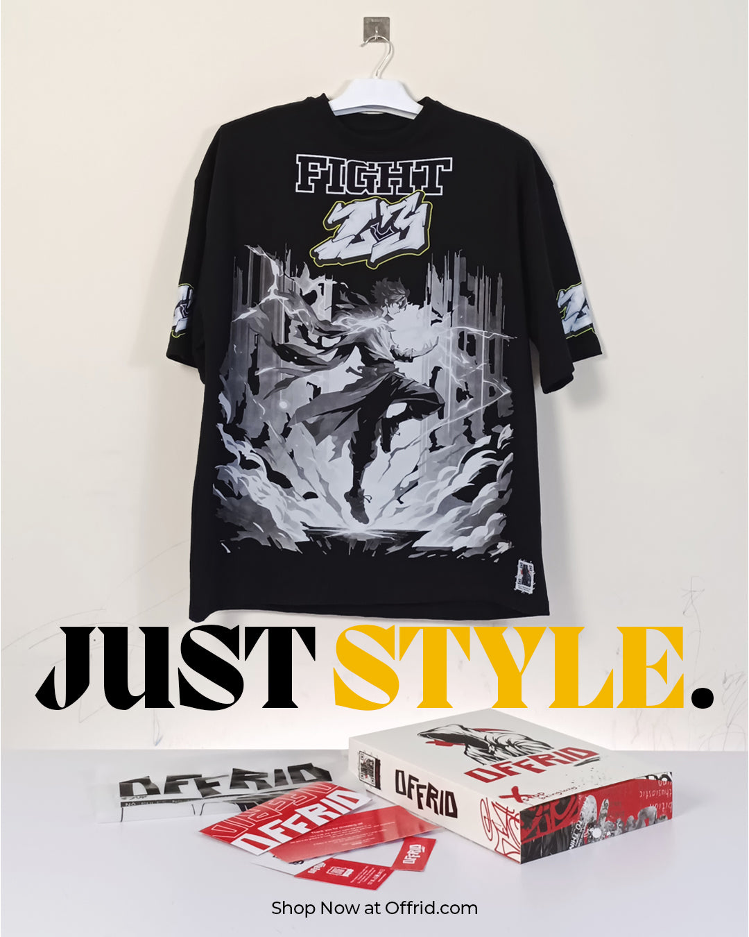 Offrid Chapter II: Fight "23" – Streetwear x Anime T-Shirt Drop