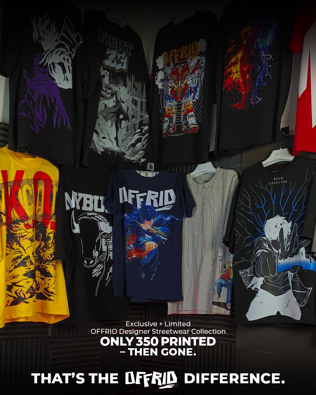 Offrid Chapter 1: KNOCKOUT – Anime Action T-Shirt (Streetwear Series)