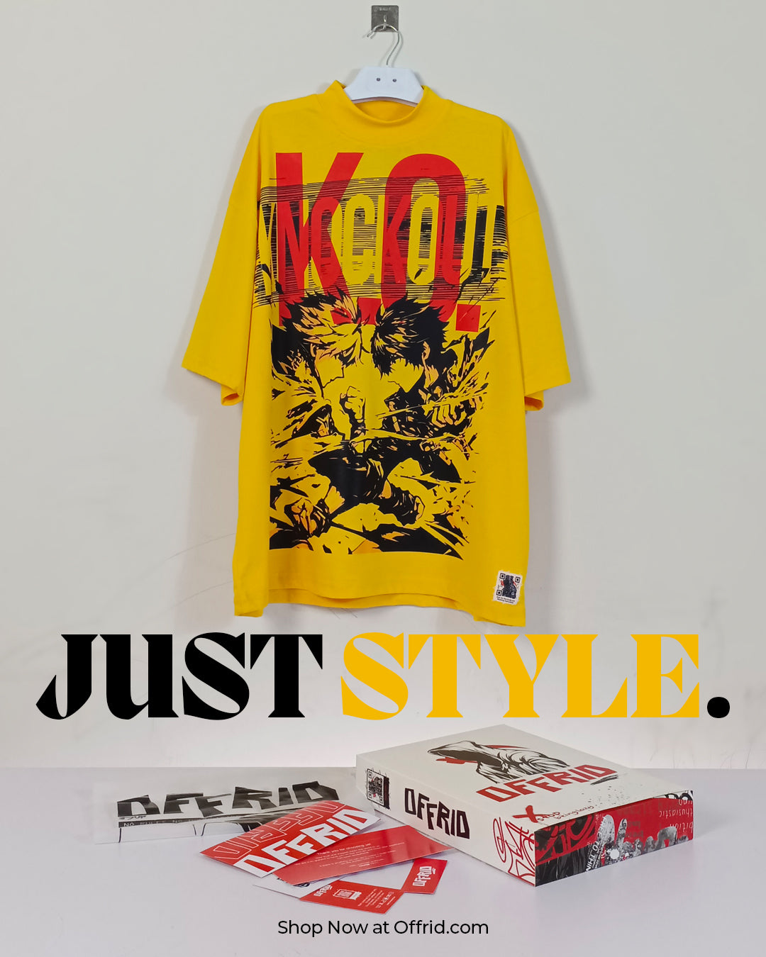 Offrid Chapter 1: KNOCKOUT – Anime Action T-Shirt (Streetwear Series)